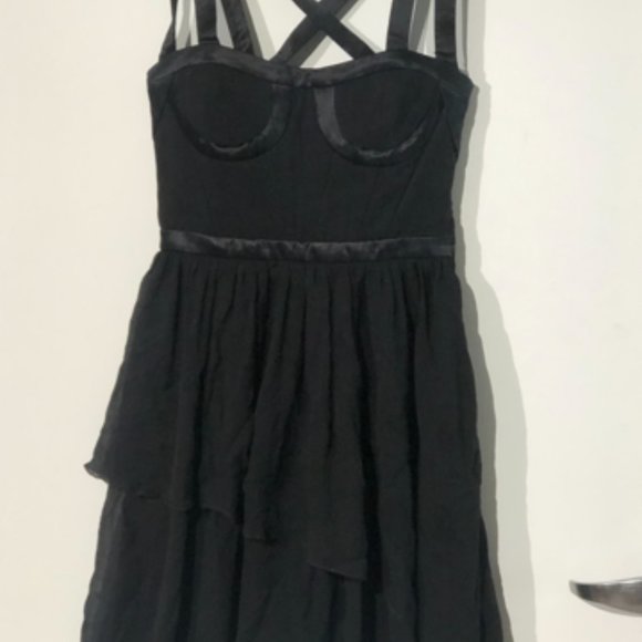Beautiful Black Versace H&M Corset Dress - Fits XS - Picture 6 of 6